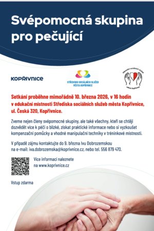 Setkání svépomocné skupiny pro pečující osoby