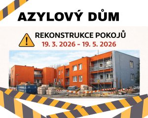 Rekonstrukce pokojů v azylovém domě